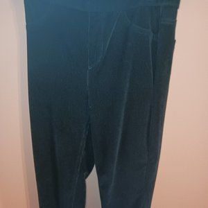NWOT Gloria Vanderbilt Small Green High-Rise Corduroy Pants